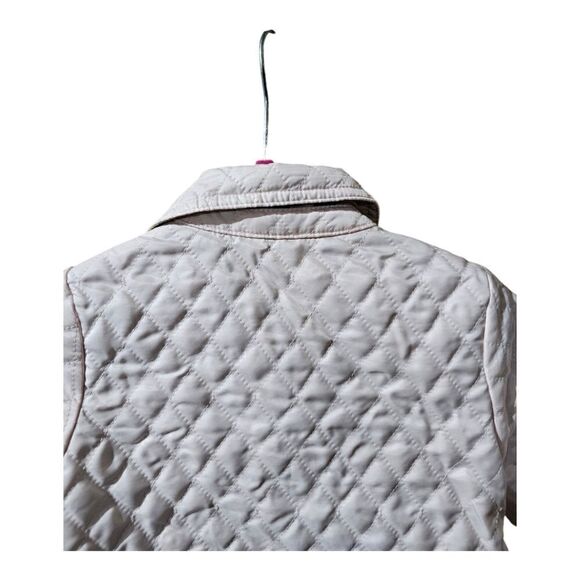 BURBERRY Light Pink Quilted Toddler Jacket - Size 12M - Picture 7 of 10